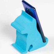 Resim Birlik Sünger Sünger Köpek Masa Üstü Telefon Ve Tablet Tutacağı Mavi 10,5x13x6 Cm 