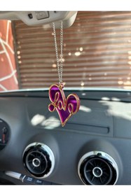 Resim 3dbaydesign Aynalı pleksi love motifli dikiz ayna süsü oto aksesuar araba süsü 