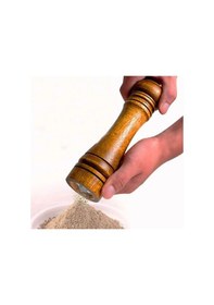 Resim Ahşap Baharat Tuz Öğütücü Değirmen Tuzluk Baharatlık 21 Cm Tek Ad 