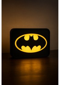 Resim Batman Tasarımlı Dekoratif Aydınlatma Gece Lambası Çok Renkli 