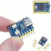 Resim Raspberry Pi PICO RP2040-Zero Mikrokontrolör - Çift Çekirdekli Cortex M0+, 2MB Flash, USB1.1 Desteği, Düşük Güç Uyku & Hibermasyon, 264KB SRAM 