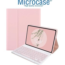 Resim Samsung Uyumlu Tab S9 Fe Sm-x510 Bt Klavyeli Standlı Kılıf -bkk4 Pembe 