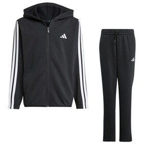 Resim Jd6505-c Adidas J 3s Ft Ts 220 Çocuk Eşofman Takımı Siyah Jd6505-c Siyah 