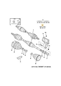 Resim Aks İç Körük 1800 Boxer Peugeot Cıtroen, Fıat, Peugeot 3287.78 