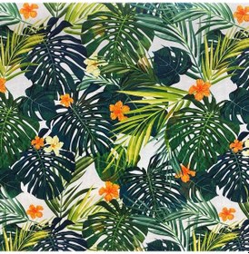 Resim Döşemelik Kumaş Dijital Baskı Palmiye Desen 