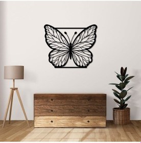 Resim Zarif Kelebek Metal Duvar Dekoru 