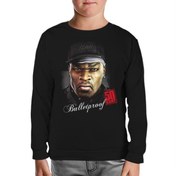 Resim 50 Cent Siyah Çocuk Sweatshirt 