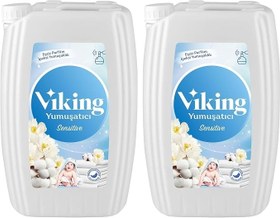 Resim Viking Çamaşır Yumuşatıcısı Sensitive 5 Litre (2 paketi) 