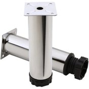 Resim Çankaya Mobilya Kanepe Baza Koltuk Metal Destek Ayağı Ayarlanabilir Krom Ayak 10cm 4 Adet Gri 