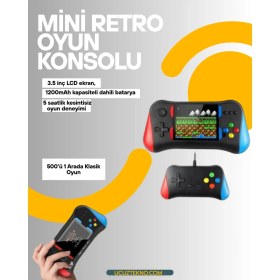 Resim Şarjlı Taşınabilir Oyun Konsolu – X7M Retro Game Box 