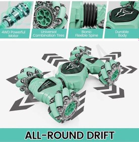 Resim Vardem Bilekten Kontrol Uzaktan Kumandalı Full Fonksiyon Şarjlı Araba S8908 Yeşil Yeşil 