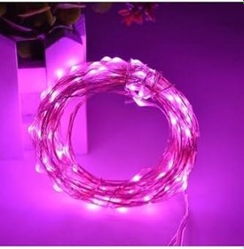 Resim Kuzey- BATTERY PİNK LED LİGHT 10 METRE PİLLİ PEMBE LED IŞIK PEMBE PİLLİ IŞIK KIR DÜĞÜNÜ GELİN YOLU IŞIĞI PEMBE 
