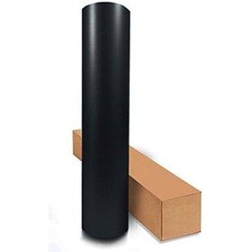 Resim Mat Siyah Folyo Yapışkanlı Kaplama Folyosu 40 Cm X 3 M 