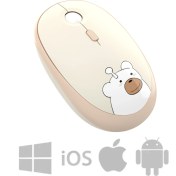 Resim Geezer M2 Hello Bear 2.4g 1600DPI Sessiz Kablosuz mouse Smk-M2 
