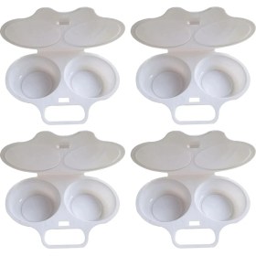 Resim Teedoo Mikrodalga Yumurta Buharlı Pişirici Omlet Yuvarlak Yumurta Buharlı Pişirici Pişirme Kalıbı Yumurta Haşlama Aleti Mutfak Yumurta Aletleri (Yurt Dışından) 