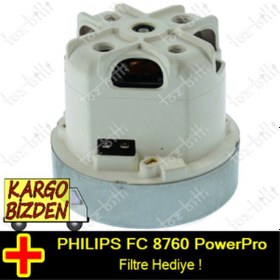 Resim Philips Uyumlu Fc 8760 Powerpro Süpürge Motoru ( Bakır Sargılı ) 