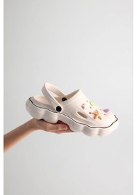 Resim DeFacto Kadın Düz Taban Eva Sandalet D8949AX25SMWT33 Beyaz 