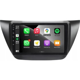 Resim Navimex Mitsubishi Lancer Araç Multimedya Android Ekran Carplay Double Teyp 4+64 9" 04-08 Black Navımex 