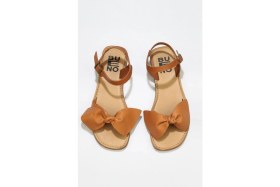 Resim Bueno Shoes Taba Deri Kadın Düz Sandalet 