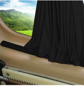 Resim Pandami Ford Tourneo Courier 2014+ Uyumlu Siyah Raylı Oto Perde Takımı 