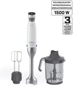 Resim ARZUM 1114-B TECHNOART MAXI NEO EL BLENDER BEYAZ 