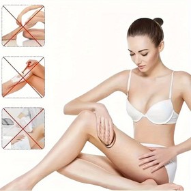 Resim 1 adet / 2 adet / 3 adet Nano Saç Tıraşı - Pürüzsüz Açık Bej için profesyonel saç çıkarıcı, erkekler ve kadınlar için güvenli ve etkili vücut tüyü alma aracı 