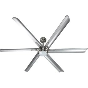 Resim Alsanfan Antalya Mini Gri Aydınlatmalı Uzaktan Kumandalı 200cm Tavan Vantilatörü 