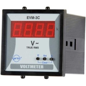 Resim Entes Evm 3c 72 Alarm Kontaklı Voltmetre 