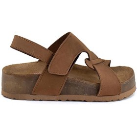 Resim Elit Mnc1281 Patik Erkek Çocuk Sandalet Kahverengi 