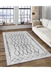 Resim Dijidekor Işıltı Koleksiyonu Model150 Süngerli Dijital Baskılı Saçaksız Mutfak Halısı Yolluk 