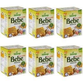 Resim Hünnap Keçi Sütlü 6+ Ay Bebe Bisküvisi 6 x 400 G 