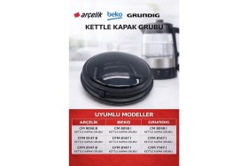 Resim Öz Beyaz Eşya Arçelik Cfm 9147 B Kettle Kapak Grubu 
