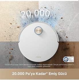 Resim Dreame X50 Ultra Complete Robot Süpürge Beyaz, 20.000Pa Emiş Gücü 