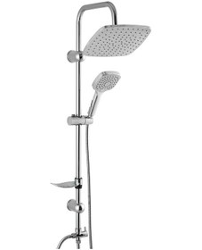 Resim Vilas Amanda Robot Yağmurlama Tepe Duş Seti Krom 