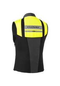Resim Clover Sw-2 Çok Fonksiyonlu Motorcu Yeleği Siyah Sarı 