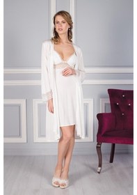 Resim Pierre Cardin Kadın Penye Altılı Çeyiz Seti 5025 - Ekru 