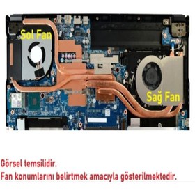 Resim Afila Monster Abra A7 V12.6 Notebook Cpu Fanı Ver.1 SAĞ SOL SET FAN TAKIMI 