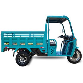 Resim SFM Express Max Elektrikli 3 Teker Kabinli Tricycle Moped Mavi - 2025 Model 