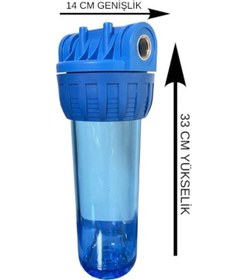 Resim Daire Girişi Yıkanabilir Filtreli Su Arıtma Filtre Kabı 