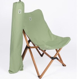 Resim Bag The Joy Ahşap Masa Sandalye Seti Kahve - Su Yeşili 50 50 50 CM 