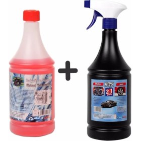 Resim Dtx Kimya Oto Kalorifer ve Petek Temizleme (Solventli) 1lt & Motor ve Jant Temizleme Sıvısı 1 Lt 