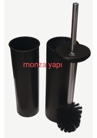 Resim Primanova Cigo Paslanmaz Tuvalet Fırçası Mat Siyah 