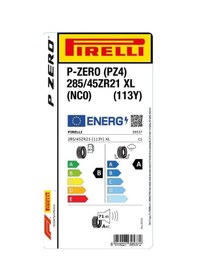 Resim Pirelli 285/45 Zr21 113Y XL P Zero Pz4 Nc0 Yaz Lastiği 2024 