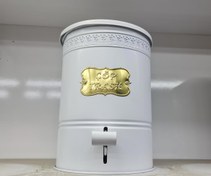 Resim Metal Pedallı Mutfak Banyo 5 litre Çöp Kovası Beyaz 