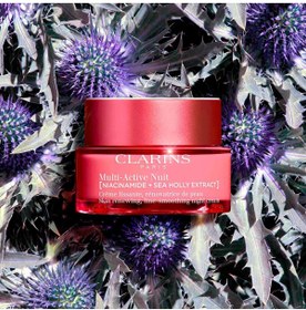 Resim Clarins Kuru Ciltler İçin Kırışıklık Karşıtı Gençleştirici Nemlendirici Gece Kremi- 50 ml 
