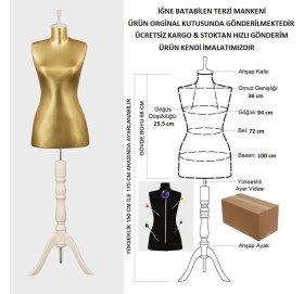 Resim Manken İstanbul 40 Beden Iğne Batabilen Terzi Mankeni 