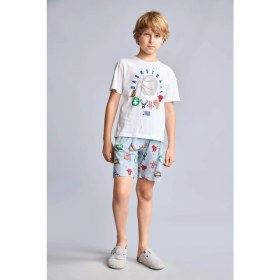 Resim DeFacto NBA Lisanslı Regular Fit 2'li Pijama Takımı Erkek Çocuk H3541A826SM 