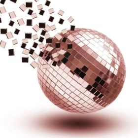 Resim Kendinden Yapışkanlı Aynalı Kare Bronz Sticker 30X30 cm Nemere 