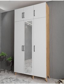 Resim Açelya Portmanto Vestiyer Çam Beyaz 135 cmM5 