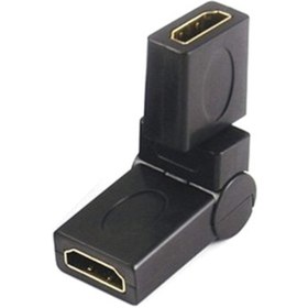 Resim HDMI Dişi - Dişi Hareketli 180 Derece Ayarlı Ara Aparat 